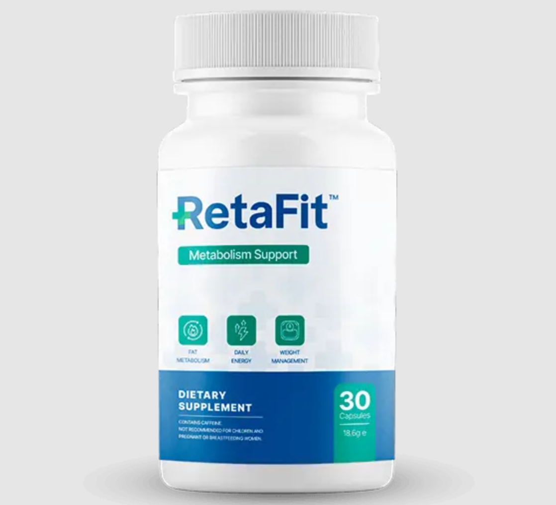 Retafit-Diet metabolism support supplement bottle — 30 capsules
